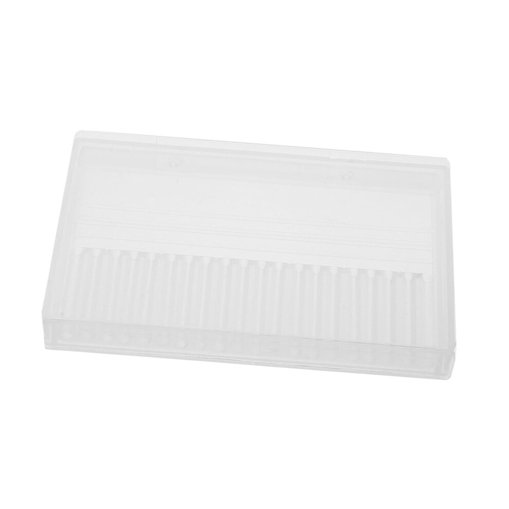 Nail Drill Bit Holder With Organized Slots, Clear Display And Storage Case For Manicure Tools 9164114263728