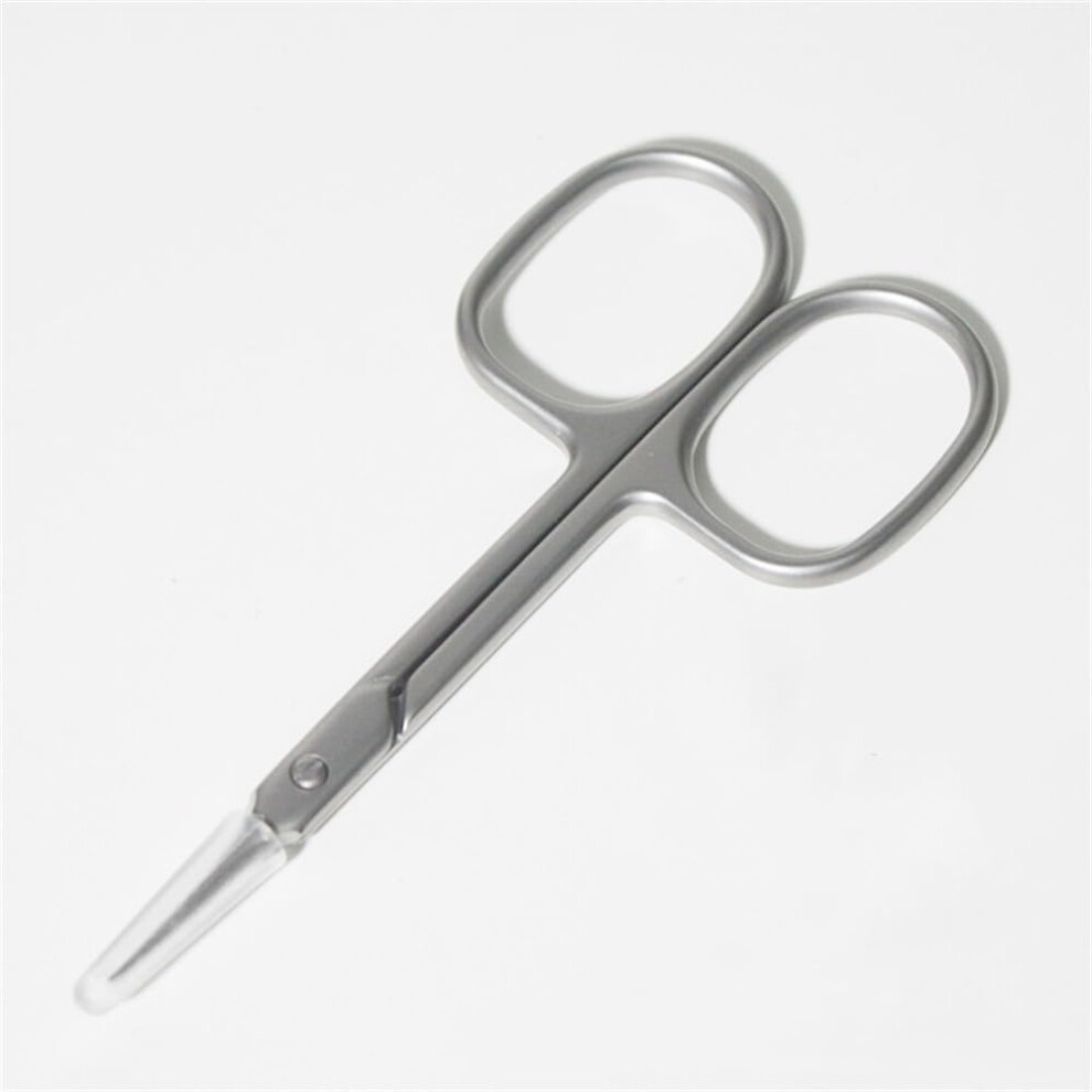 Silver/Gray Cuticle Scissors Curved Blade With Precise Pointed Tip For Manicure Pedicure Grooming