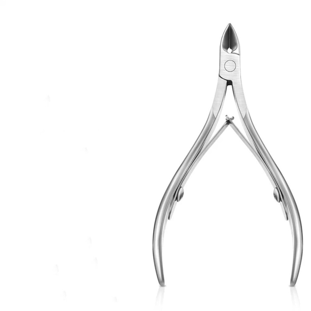 2PCS Stainless Steel Cuticle Scissors and Nippers Set, Ultra Sharp Blades for Manicure Pedicure