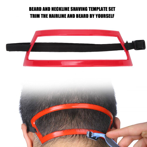 Beard Shaping Tool with Precise Neckline Shaving Template for Men, Flexible Curved Trim Guide 2
