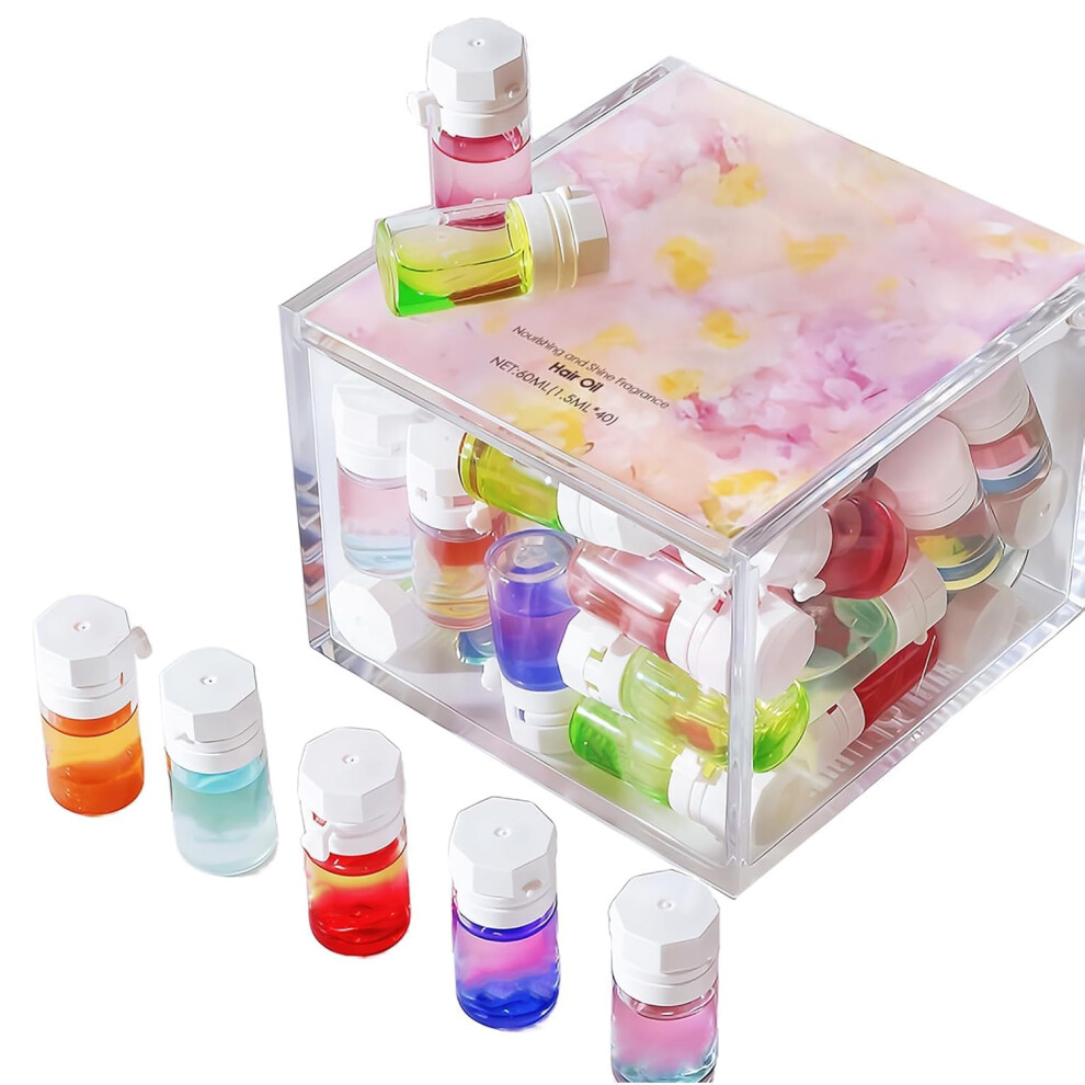 Hair Perfume Oil 2 in 1 Frizz Control Avocado Capsules Travel Size LongLasting Shine 10pcs