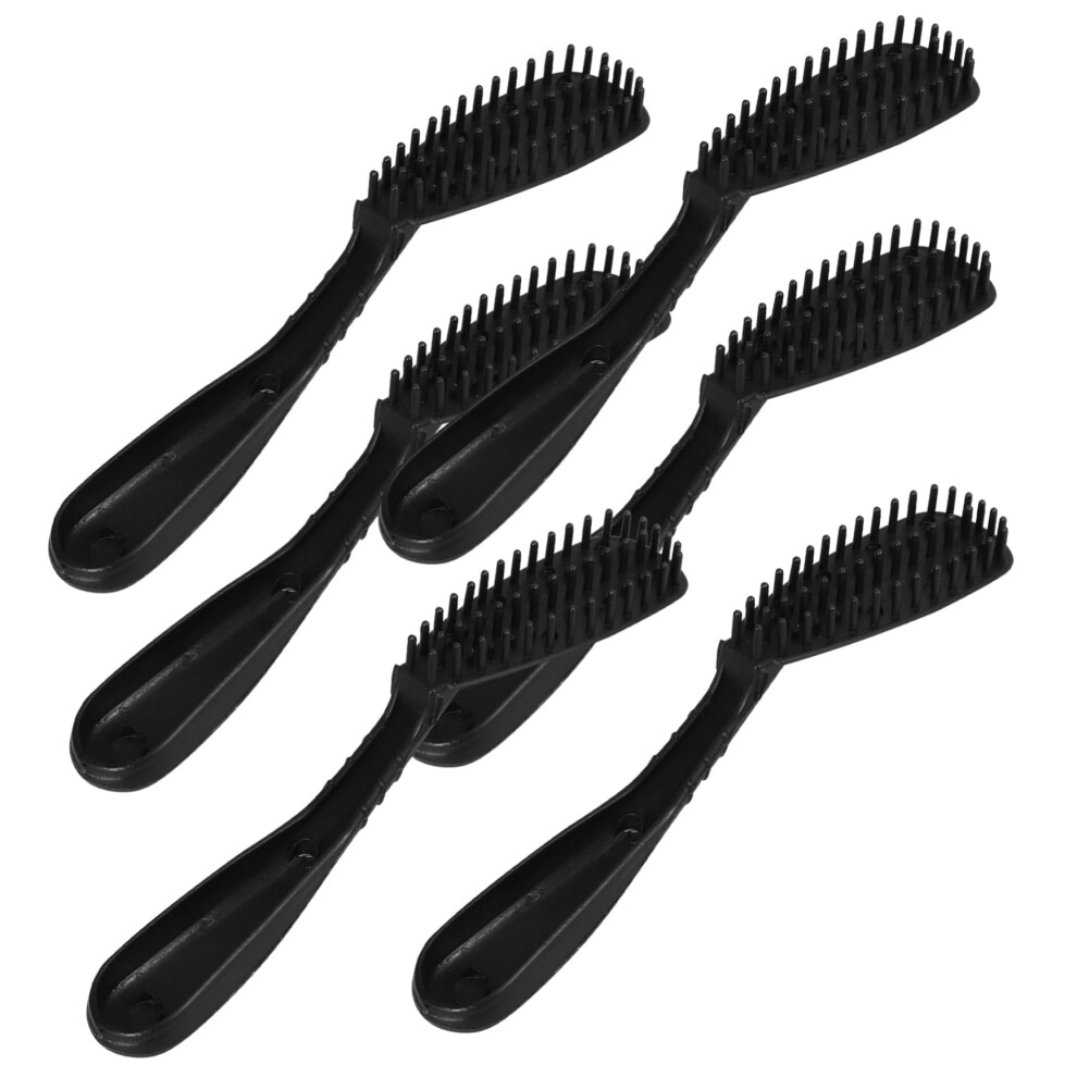 6pcs Hair Dye Brush and Coloring Comb Set, Easy Grip, Precise, Washable Reusable Salon Tools
