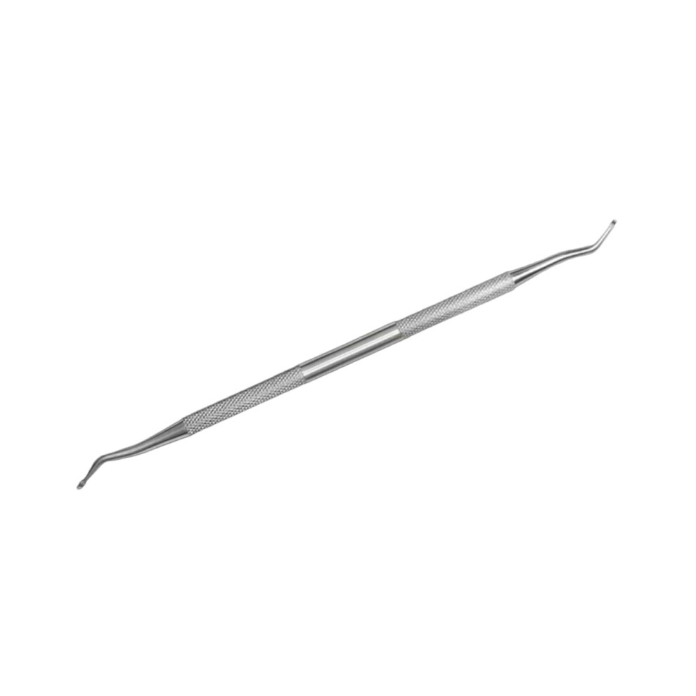 Stainless Steel Cuticle Pusher Dual Ended Nail Cuticle Remover with Professional Curved Tip