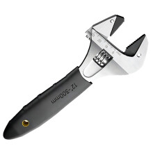 Ratcheting Adjustable Wrench 10Inch, Wrench For Bolts And Pipes, Carbon Steel Rotation Pliers