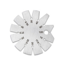 Angles Measurement Instrument Angles Gauge Metalworking Screw Thread Gauge Portable Cutting Angles Gage Style F