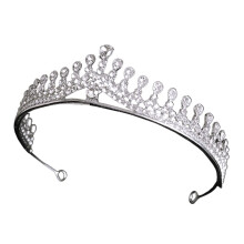 Silver Bridal Tiara for Women Elegant Rhinestone Wedding Crown Headpiece for Brides and Girls