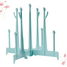 Baby Bottle Drying Rack with Flexible Detachable Design, Compact Space Saving for Home and Travel