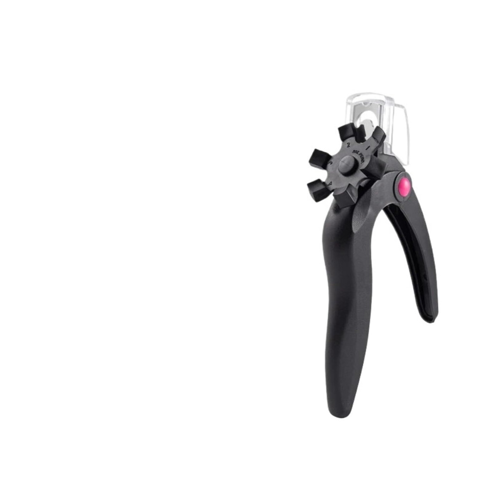 Professional Acrylic Nail Tip Cutter with Adjustable Turntable and Precise Edge Trimming â Black