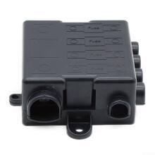 5Way OneInput and FourOutput BX2054 Fuse Box Power for Protection Device Model BX2054 Fused Power Distribution 12V DC