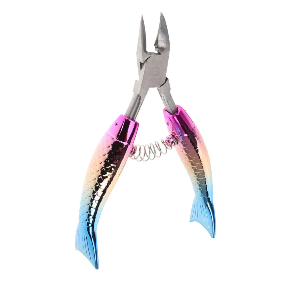 Gradient Color Stainless Steel Cuticle Nipper and Nail Clippers for Precise Manicure Care