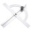 Precision 100x150mm Adjustable Angle Ruler Laser Engraved Carbon Steel 6