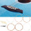 High Performance Acoustic Guitar Strings Oxidation Resistance Rust Proof Tuning Stable Anti Rust Coating Strong String Head Even Vibration Warm Sound 4
