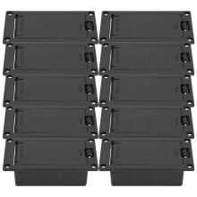 Batteriefach für E-Gitarre mit aktiven Tonabnehmern, flache ABS-Halterung für warmen Klang, geeignet für viersaitige Bässe mit passiver und