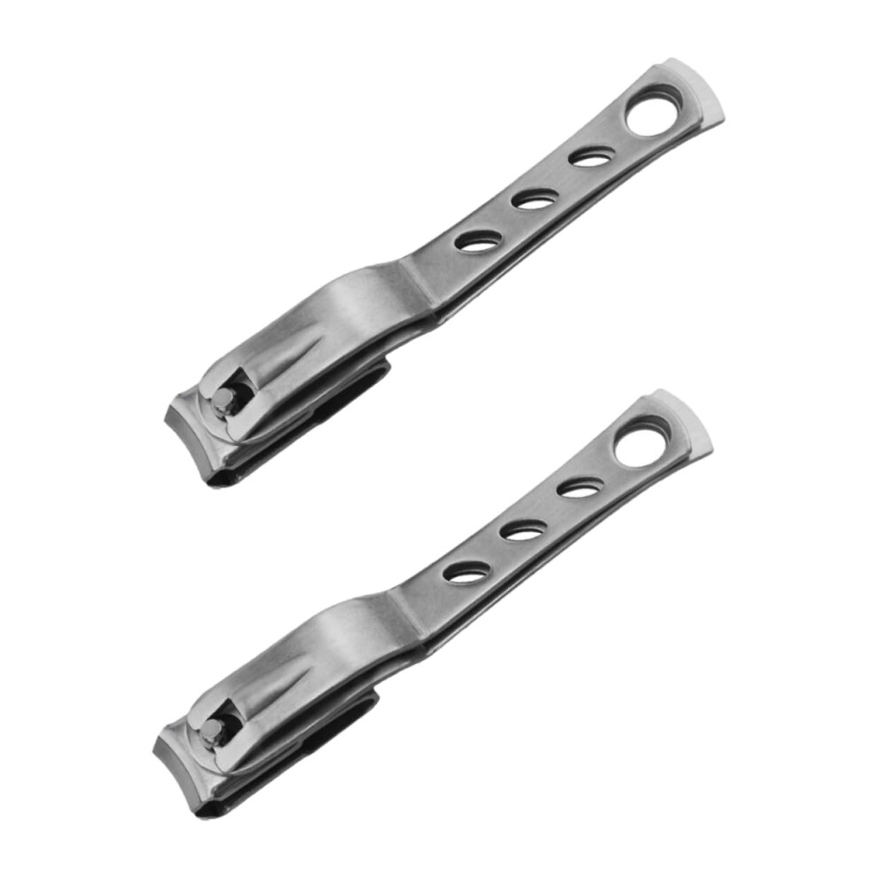 Nail Clippers for Thick Nails, 360 Rotating Stainless Steel Set for Seniors and Toenail Grooming