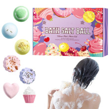 Bath Balls For Adults, 7Piece Handmade Bubble Bath Salt Ball Set For Relaxation, Spa Accessories For Women And Kids
