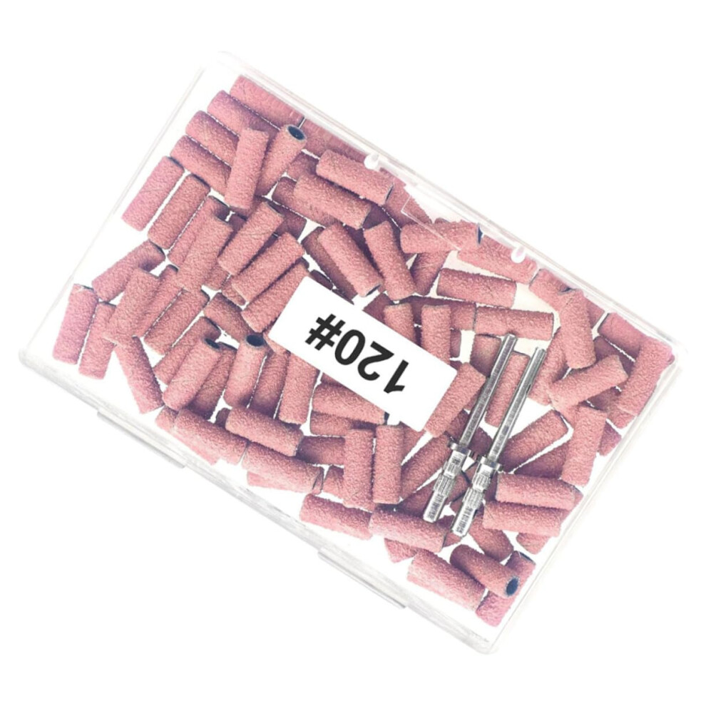 Nail Drill Bits with Mandrel and Sanding Bands for Acrylic and Gel Nails, Precision Shaping Set