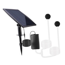 Solar Oxygen Pump Portable Oxygen Pump Outdoor Use Solar Powered Compact Size