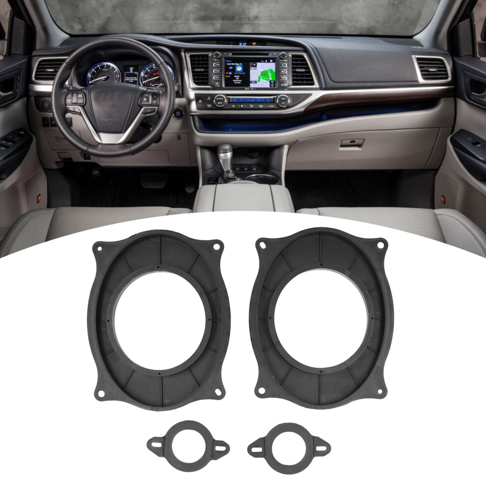 4Pcs Car Speaker Adapter Rings For Highlander Camry Reiz Levin 12-16 8711382337340