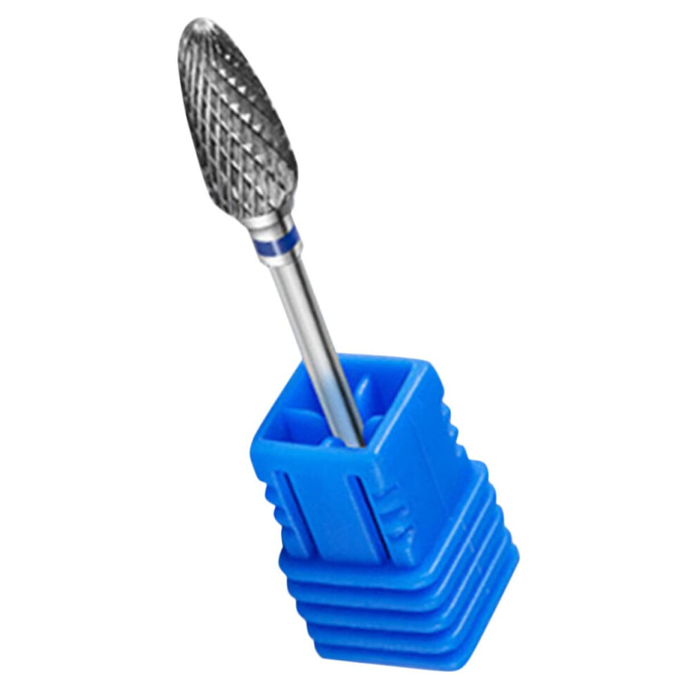 Blue Nail Drill Bit Tungsten Electric Nail File Bit For Gel Removal And Cuticle Cleaning