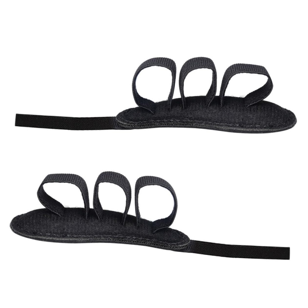 2Pcs Adjustable Toe Separator and Bunion Corrector with Reusable Gel for Foot Alignment