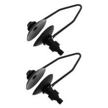 2PCS Outboard Motor Flusher Dual Feed Hose Adapter for Boat Engine Lower Unit Cleaning