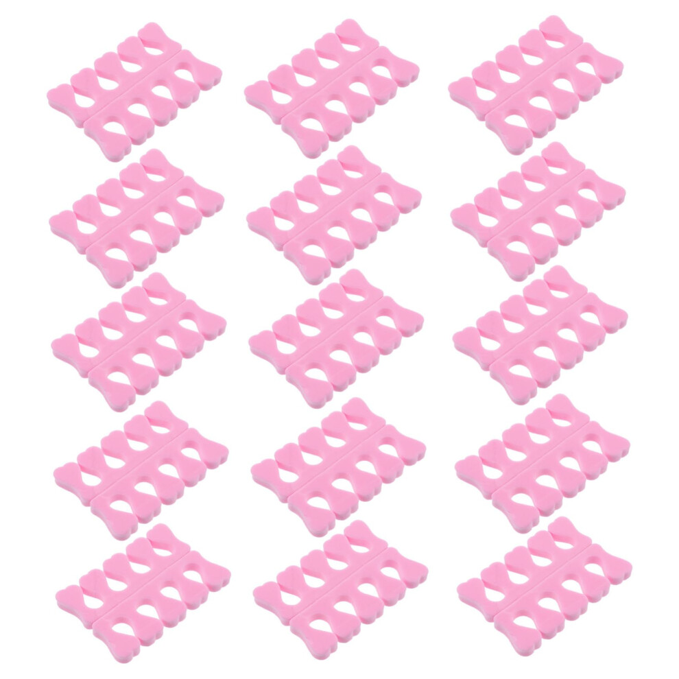 Toe Separators 30pcs Soft Foam Finger and Toe Spacers for Pedicure and Smudge Nail Drying
