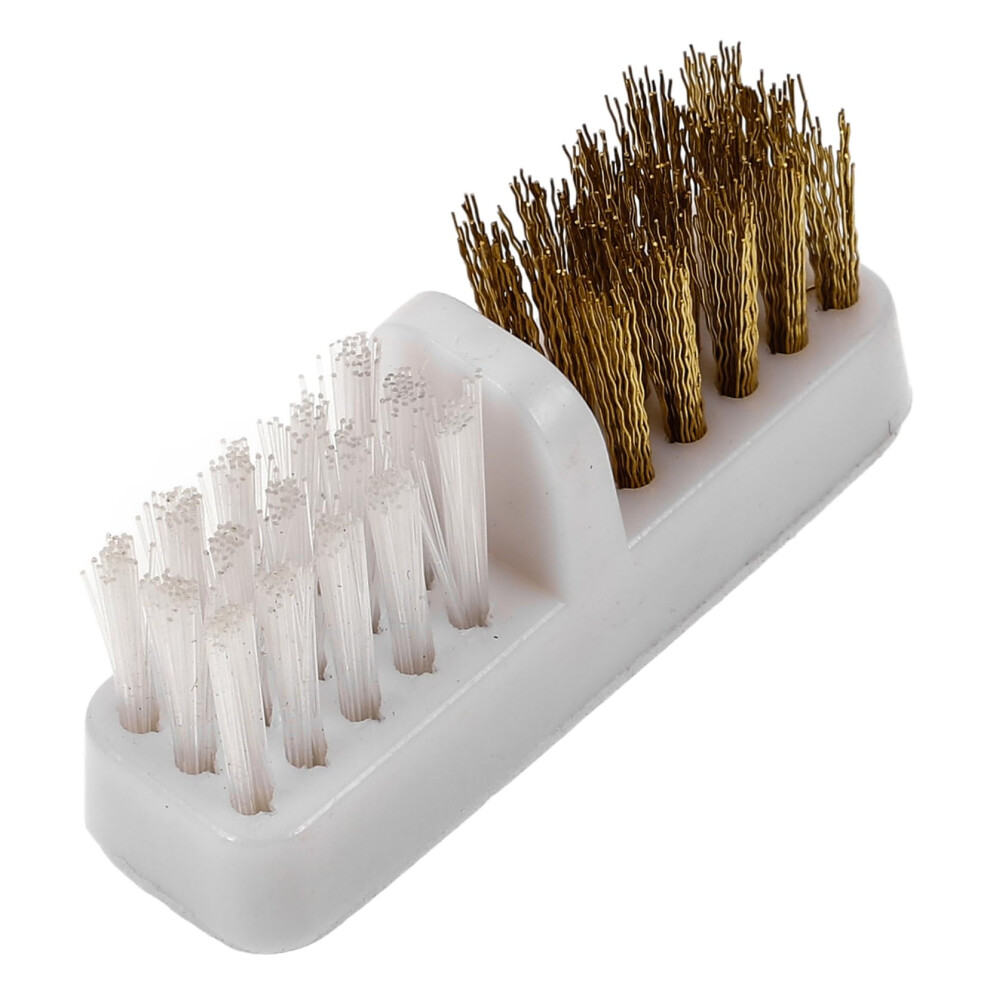 Nail Drill Bit Cleaning Brush with Ergonomic Wire Bristles for Effective Dust Removal Home and Salon