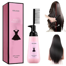 3 Second Hair Straightening Cream with Builtin Comb, Collagen Nourishing Frizz Control, 0.01oz Pack of 100