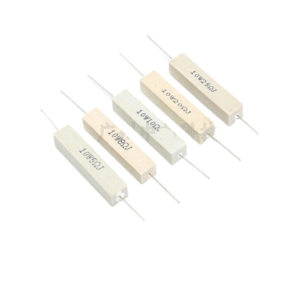 10W Ceramic Cement Resistor 1.5 Ohm Power Wirewound Heat Resistant For Electronics 9164114267573