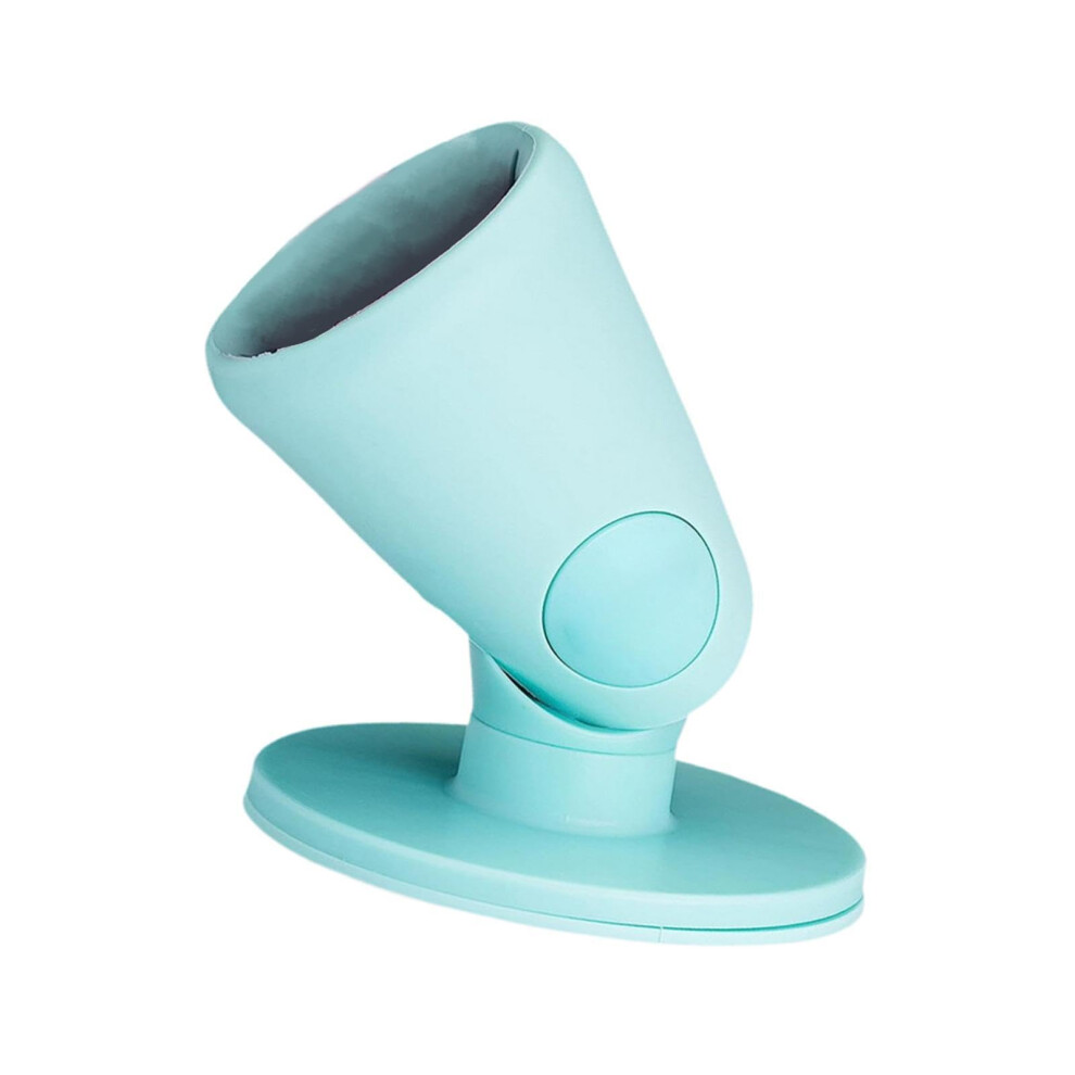 Light/Green Nail Polish Bottle Holder Antispill Silicone Stand With Nonslip Suction Base For Manicures