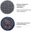 Latch Hook Kit (Pumpkin) Pumpkin Pattern Rug Kit, PrePrinted Canvas, Includes Yarn and Hook, Halloween Decor 2