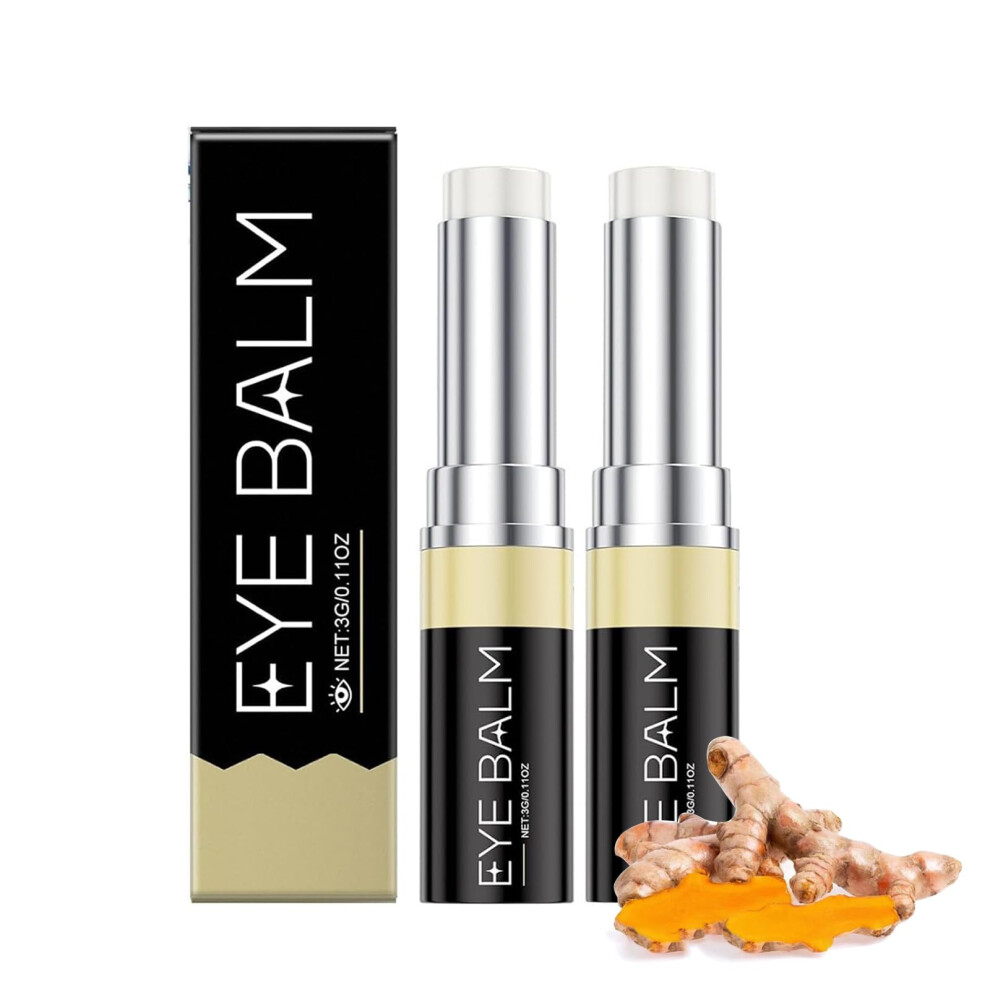 Under Eye Cream and Eye Serum Stick Duo for Dark Circles, Puffiness, Fine Lines, Deep Hydration