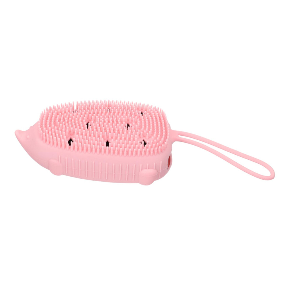 Silicone Shower Brush DoubleSided Exfoliating Massage Body Scrubber for Gentle FullBody Cleansing