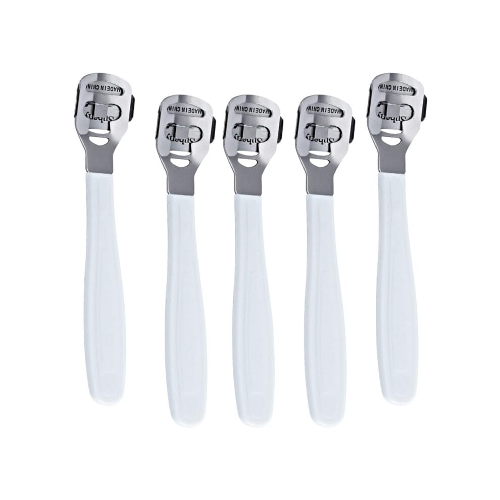 Professional Stainless Steel Foot Callus Remover Set with Manual Cuticle Shaver for Pedicure
