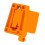 Front Carrier Block Adapter Orange for Brompton Folding Bike Front Rack Quick Install Secure Mount 1