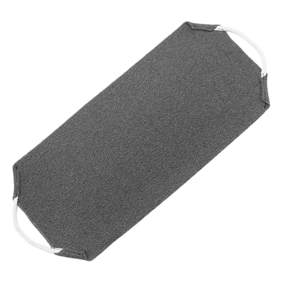 Dark/Grey Reusable Back Scrubber Extralong Quickdrying Exfoliating Bath Towel For Fullbody Cleaning