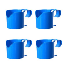 Pool Cup Holder 4 Pack Plastic Hanging Drink Holder for Above Ground Pools Beverages and Snacks