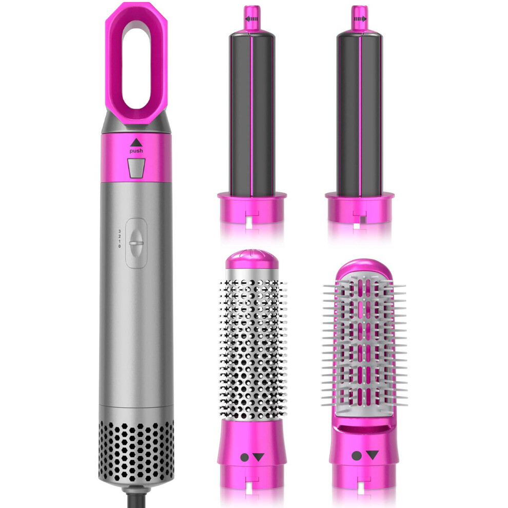 EWSBI 5 in 1 Hair Dryer Brush with Negative Ion Technology for Curling Straightening and Styling