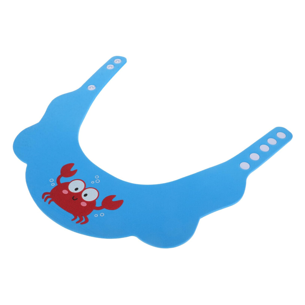 Adjustable Toddler Shower Cap Soft Silicone Baby Bath Cap with Cartoon Design for Eye Protection