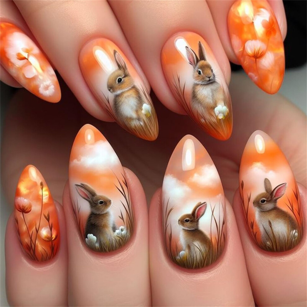 Press On Nails with Glue â Long Lasting SalonQuality Glossy Finish for DIY Nail Art