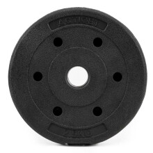 Plaque d'entraînement - SPRINGOS - Plaque 2,5 kg - Composite bitumineux - Ø 29 mm - Silencieuse protège sol