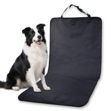 Waterproof Dog Car Seat Cover for Front Seat, Washable Scratch Resistant Pet Seat Protector Single Seat Black 106x50cm