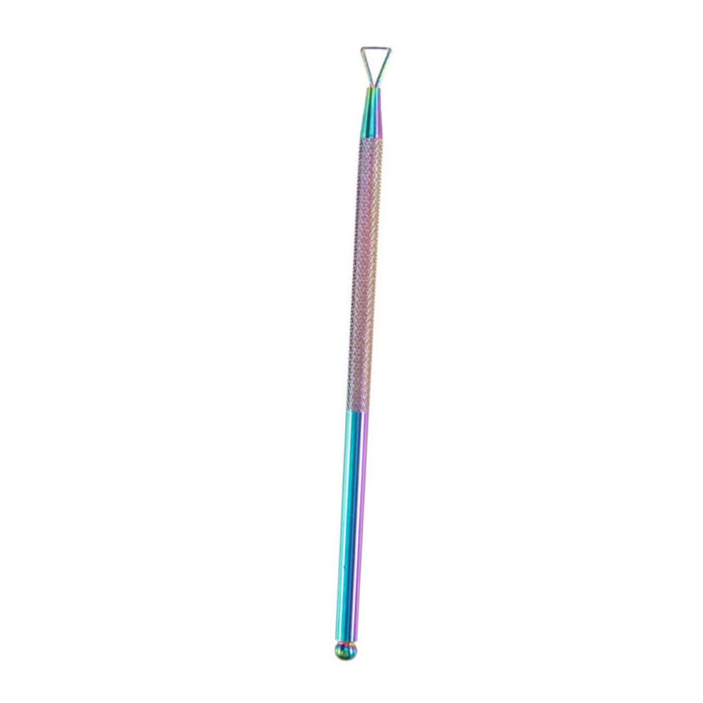 Cuticle Remover Tool for Gel Nails with Stainless Steel Pusher and Trimmer