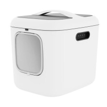 Rotho WHITE XL kattebakke - hvid farve