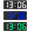 Modern Smart Alarm Clock Voice Activation RealTime Temperature Display Black Shell White Display 2