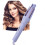 Automatic Curling Iron 1.25 Inch Ceramic Rotating Barrel with AntiTangle Sensor 4 Heat Purple 1
