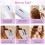 Automatic Curling Iron 1.25 Inch Ceramic Rotating Barrel with AntiTangle Sensor 4 Heat Purple 5