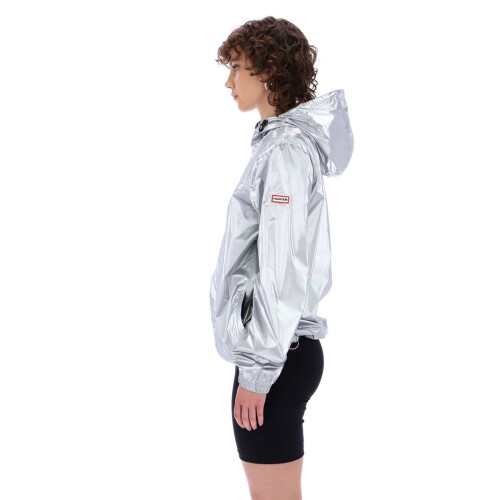 Hunter (, ) Hunter Hunter Packable Unisex Adults Silver Rain Jacket 2