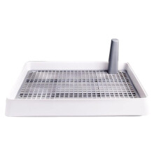 Pet Indoor Dog Training Toilet Mesh Training Tray For Puppy And Small Dogs, Potty Tray Compatible With Training Pads