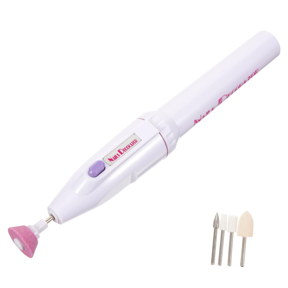 Electric Nail Drill for Acrylic Nails with Ergonomic Grip, Lightweight Manicure Tool for Home and Salon